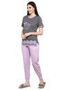 evolove Prism Pink Round Neck Watermelon print Women's (Pajama set), (Prism Pink &amp; Cameo Green)