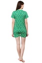 evolove Prism Pink Round Neck Watermelon print Women's (Pajama set), (Prism Pink &amp; Cameo Green)