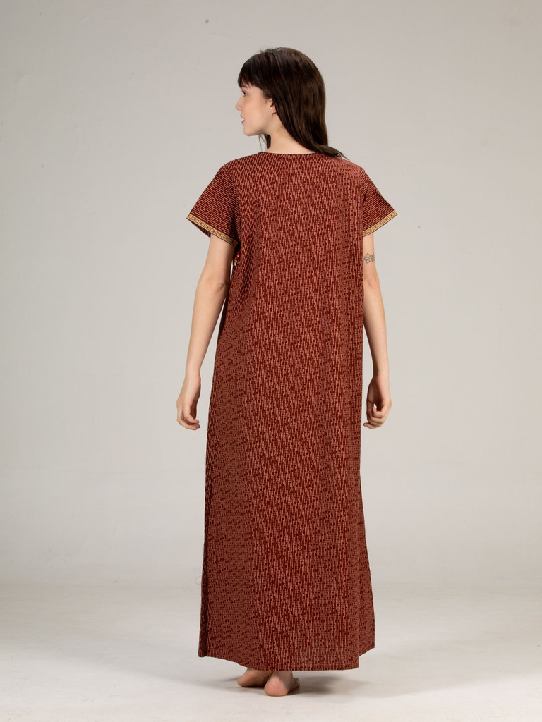 Long Night Gown Cotton
