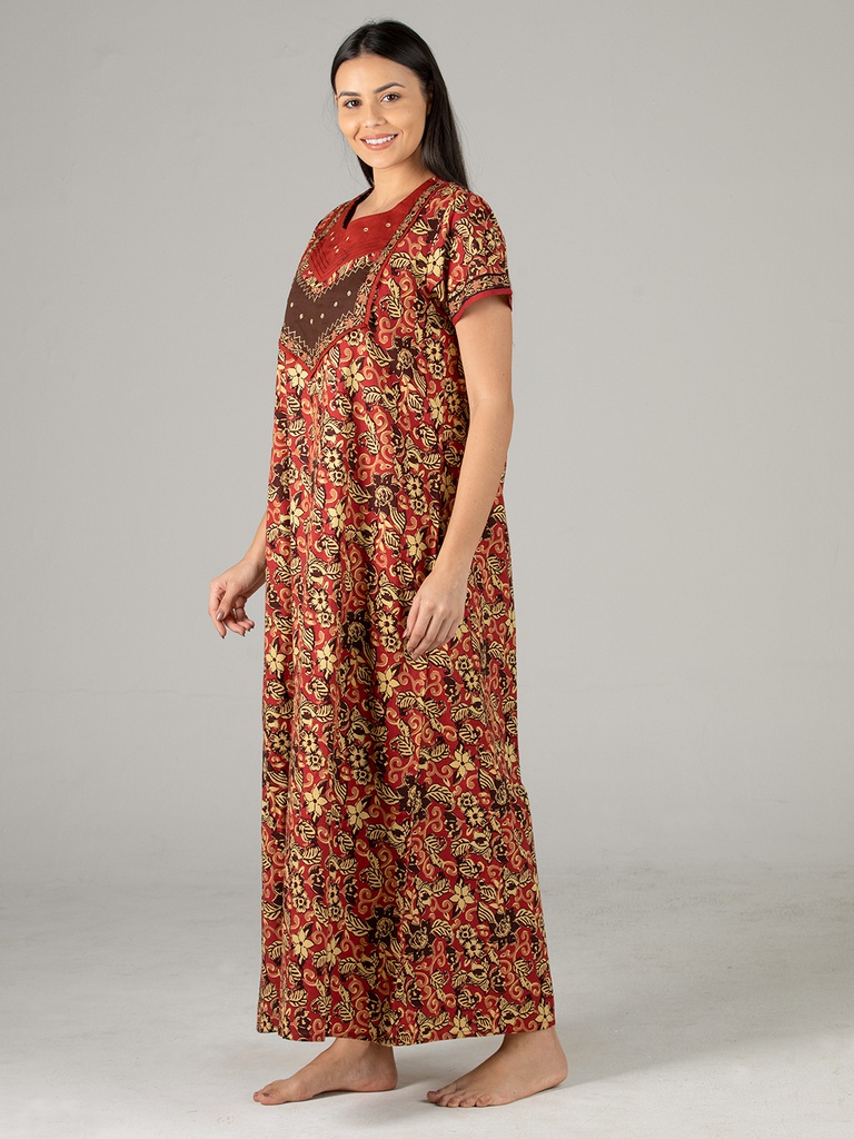 Long Night Gown Cotton