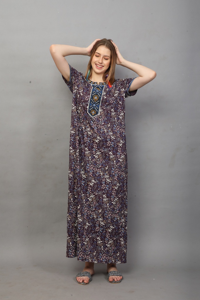 Long Night Gown Rayon 